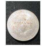2009 AMERICAN SILVER EAGLE 1 TROY OZ .999 FINE SILVER