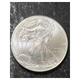 2014 AMERICAN SILVER EAGLE 1 TROY OZ .999 FINE SILVER
