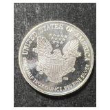 HALF TROY OZ .999 FINE SILVER AMERICAN EAGLE ROUND