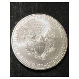 2012 AMERICAN SILVER EAGLE 1 TROY OZ .999 FINE SILVER