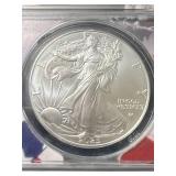 2025 AMERICAN SILVER EAGLE ANACS MS70
