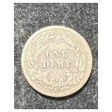 1914-D US BARBER DIME