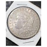 1898-S US MORGAN SILVER DOLLAR