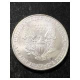 2007 AMERICAN SILVER EAGLE 1 TROY OZ .999 FINE SILVER