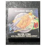 1 TROY OZ .999 FINE SILVER CLASSIC SCI-FI AMERICAN EAGLE IN BOX