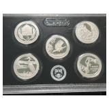 2015 US SILVER PROOF QUARTERS SET