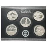 2013 US SILVER PROOF QUARTERS SET