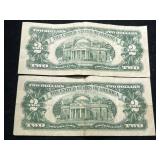 2 US RED SEAL 1963 $2 BILLS