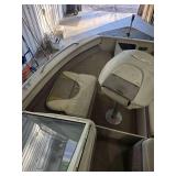2001 Crestliner 1750 sportfish Boat With 125 Mercury Motor