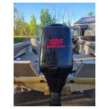 2001 Crestliner 1750 sportfish Boat With 125 Mercury Motor
