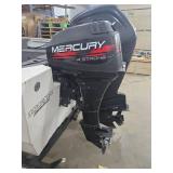 Mercury 9.9 4 Stroke Outboard Motor with Tilt/Trim and all Controls included - Complete Set up.