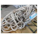 Waterspike boat anchor with rope.