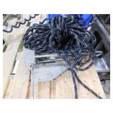 Waterspike boat anchor with rope.