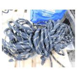 Waterspike boat anchor with rope.