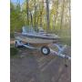 2001 Crestliner Boat , Terrova Trolling Motor, Mercury 9.9 Motor, Helix 7 , Fishing Goods- 4x8 OSB Sheeting, Ponderosa Pine Tongue & Groove Board