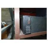 Shelf with Yorx S25 Speaker System and RCA Head Unit