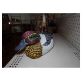 Wildlife Table Lamp and Decorative Duck