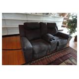 Reclining 78" Love Seat with Cup Holders