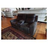 Reclining 78" Love Seat with Cup Holders