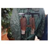 *2* Vintage Snow Suits and Leather Gloves
