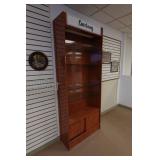 Lighted Book/Display Shelf with Glass Shelves