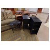 Assorted Furniture - Couch, Cast Iron Table, File Cabinet