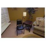 Assorted Furniture - Couch, Cast Iron Table, File Cabinet
