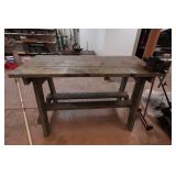 Work Bench with Larin Swivel Bench Vise