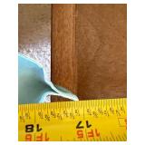 Pair Wood End Tables One Drawer Lower Shelf 24x16x17 Good