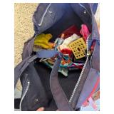 Vintage Fashion Doll Lot w Dolls Clothes Accessories & Tote Bag
