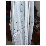 Folding Metal Ironing Board Adjustable Height Padded Cover Good