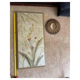 Blum Floral Wall Art Print Framed Orchid Botanical Panel 36in