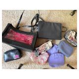 Lot of 8 Cosmetic Bags Totes Mary Kay Signature PRAI Assorted