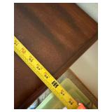 Wood Console Sofa Table 2 Drawer Lower Shelf 36x12x30 Brown