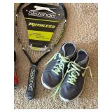 Slazenger Ruthless Racquetball Set w Nike Shoes Goggles Balls Tote