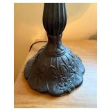 Tiffany Style Stained Glass Floral Table Lamp Approx 19in Tall