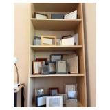 Assorted Picture Frame Lot Mixed Sizes Wood Metal Tabletop Wall Decor