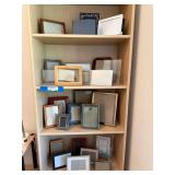 Assorted Picture Frame Lot Mixed Sizes Wood Metal Tabletop Wall Decor