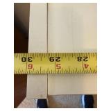 White 3 Shelf Bookcase Bookshelf Laminate 30x12x30 Good Condition