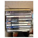 Mixed Music CD & Cassette Lot w/ CD Wallet Rock Country Pop Jazz