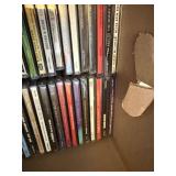 Mixed Music CD & Cassette Lot w/ CD Wallet Rock Country Pop Jazz