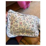 Mixed Decorative Throw Pillow Lot w/ Pier 1 Textured Floral Accent Pillows