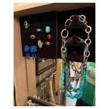 Large Costume Jewelry Lot w/ Necklaces Earrings Rings Bracelets Watches