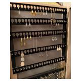 Large Costume Jewelry Lot w/ Necklaces Earrings Rings Bracelets Watches
