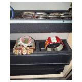 Large Costume Jewelry Lot w/ Necklaces Earrings Rings Bracelets Watches