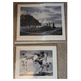 Scott Storm Signed Limited Edition Print Pair - North Shore Rafters & Bluebills