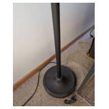 Torchiere Floor Lamp With Frosted Glass Shade