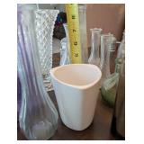 Mixed Lot of Assorted Glass Vases, Jars & Bottles