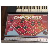 Casio Sk-1 Keyboard, Ouija Board & Checkers Game Set (Lot of 3)