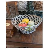 Decorative Baskets & Wall Organizer (Lot of 7)